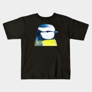 Blue Tit Bird Kids T-Shirt